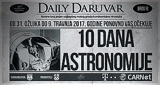Korado Korlević na 10 Dana astronomije u Daruvaru Korado Korlević na 10 Dana astronomije u Daruvaru